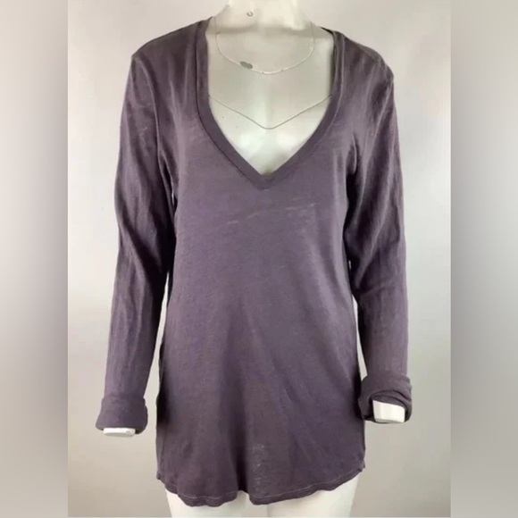 Oversized linen purple stateside xs, small or medium top - Picture 1 of 5